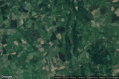 Vue aérienne de Malvern Hills District