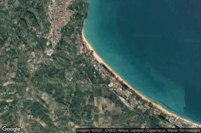 Vue aérienne de Marina di Vasto