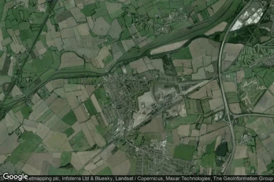Vue aérienne de Stainforth