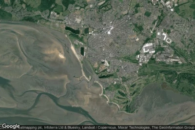 Vue aérienne de Llanelli