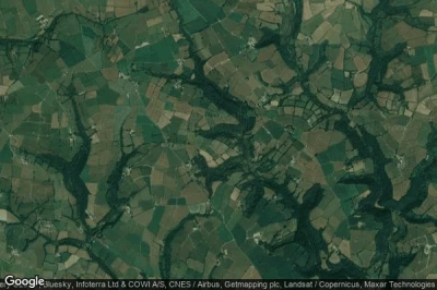 Vue aérienne de Llanwinio