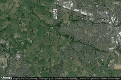 Vue aérienne de Wistaston