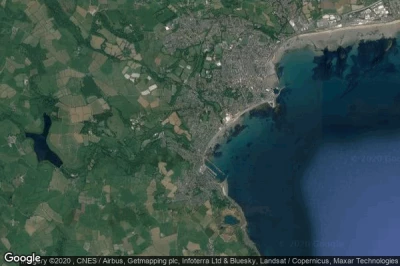 Vue aérienne de Penzance