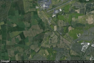 Vue aérienne de Woolsington