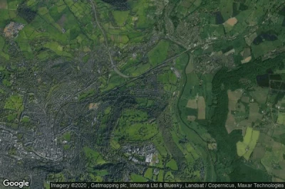 Vue aérienne de Bathampton