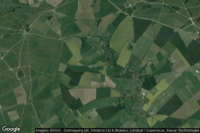 Vue aérienne de Shrewton