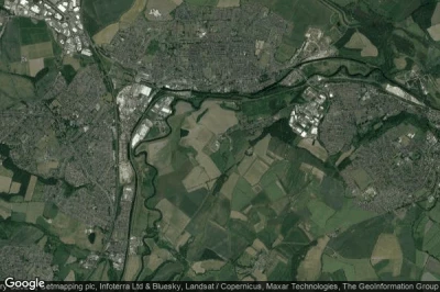 Vue aérienne de Denaby