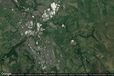 Vue aérienne de Eccleshill