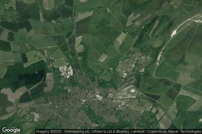 Vue aérienne de Warminster