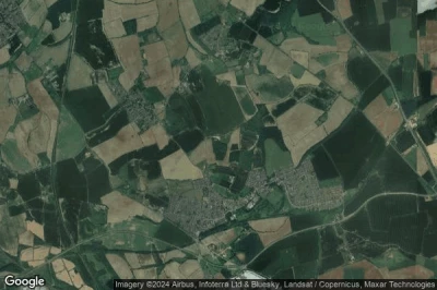 Vue aérienne de North Elmsall