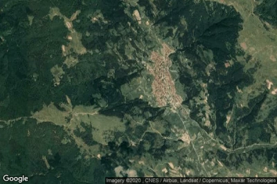 Vue aérienne de Koprivshtitsa