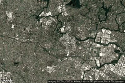 Vue aérienne de City of Parramatta