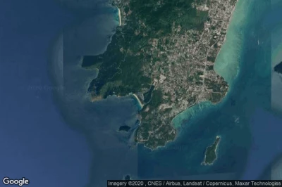 Vue aérienne de Nai Harn