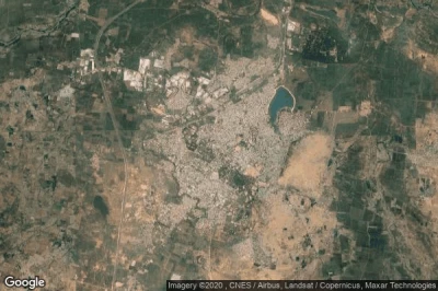 Vue aérienne de Kyathampalle