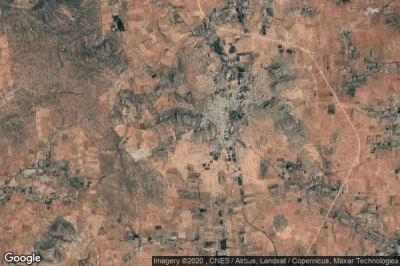 Vue aérienne de Kalyandurg