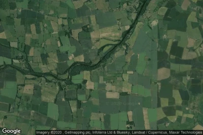 Vue aérienne de Ovington