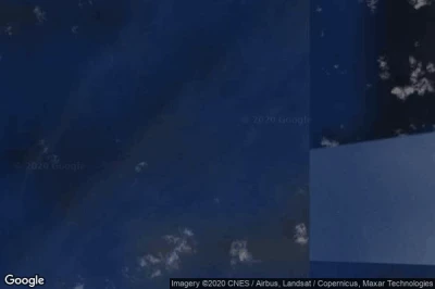 Vue aérienne de Kwajalein Atoll