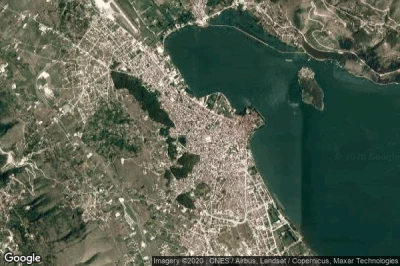 Vue aérienne de Dimos Ioánnina