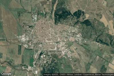 Vue aérienne de Kazanluk
