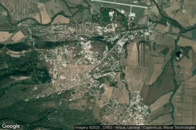Vue aérienne de Gorna Oryakhovitsa