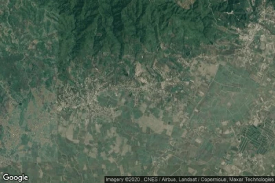 Vue aérienne de Ban San Phakla