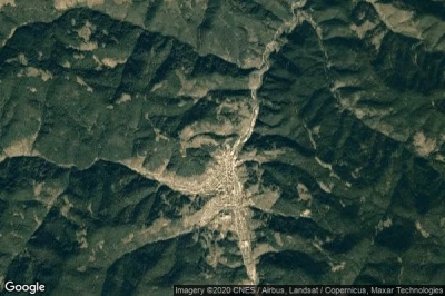 Vue aérienne de Chepelare