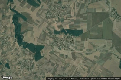 Vue aérienne de Branichevo