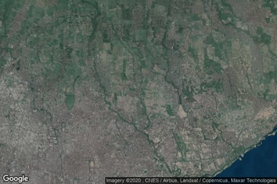 Vue aérienne de Banjar Paangkelod