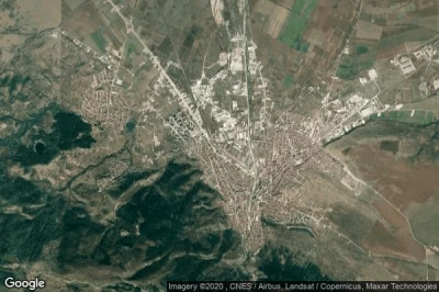 Vue aérienne de Asenovgrad