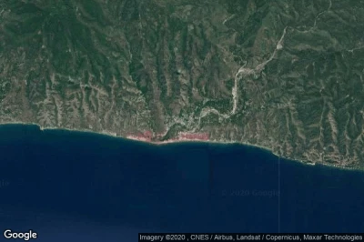 Vue aérienne de Nangapanda