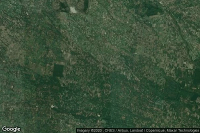 Vue aérienne de Pringgodani