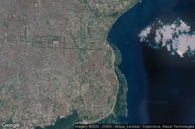 Vue aérienne de Banjar Taman