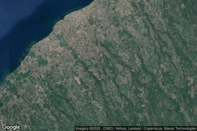 Vue aérienne de Banjar Beratan