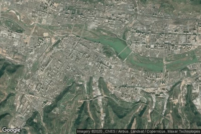 Vue aérienne de Shigu
