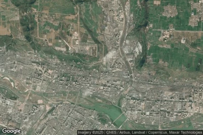 Vue aérienne de Zhongshan Donglu