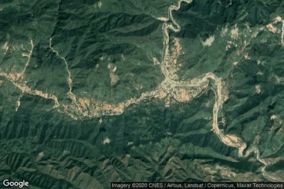 Vue aérienne de Wangmo