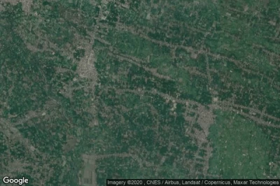 Vue aérienne de Krajan Tengah