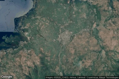 Vue aérienne de Satowebrang