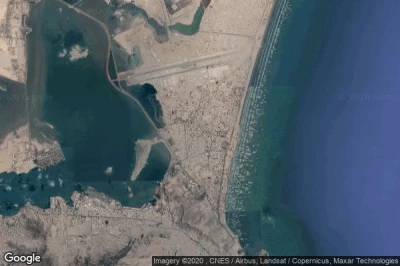 Vue aérienne de Khawr Maksar