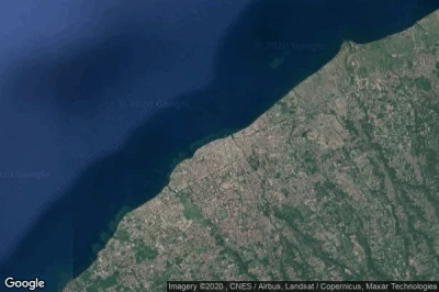 Vue aérienne de Banjar Kampungbugis