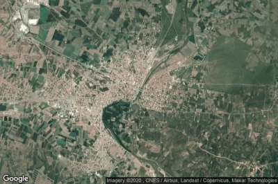 Vue aérienne de Mustafakemalpaşa