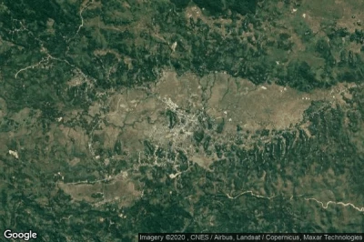 Vue aérienne de Komerda