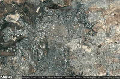 Vue aérienne de West Jerusalem