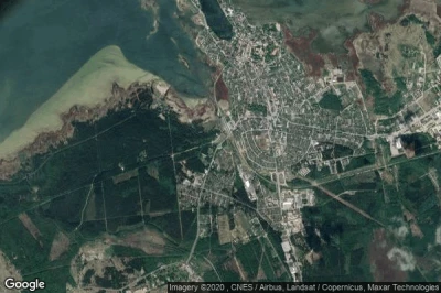 Vue aérienne de Haapsalu linn
