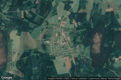 Vue aérienne de Mõisaküla linn