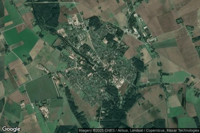 Vue aérienne de Põltsamaa linn