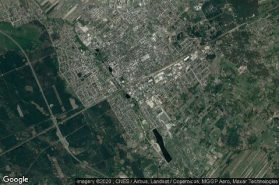 Vue aérienne de Zyrardow