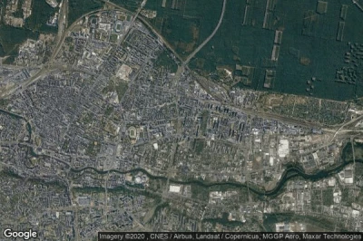 Vue aérienne de Bydgoszcz