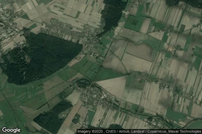 Vue aérienne de Powiat kościański