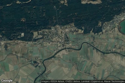 Vue aérienne de Sztutowo